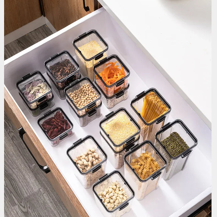 Sealed Jars Kitchen Grain Storage Organizer