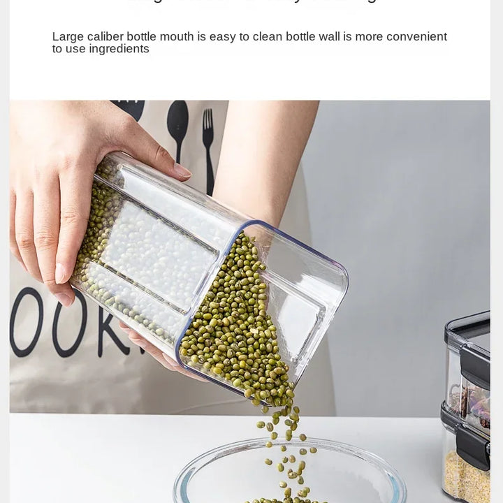 Sealed Jars Kitchen Grain Storage Organizer