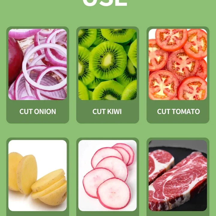 Effortlessly Slice Onions with this 1pc Colorful Onion Slicer Kitchen stainless steel potato chip onion holder