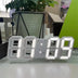 3D LED Digital Clock Wall Decoration