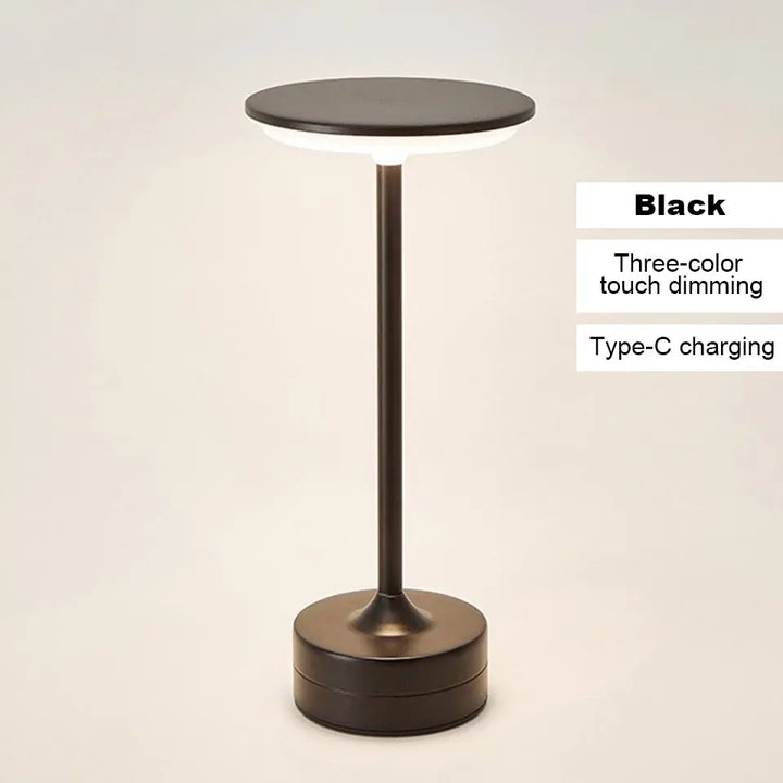 Wireless LED Table Lamp Touch Sensor Desktop Night Light USB Rechargeabl Portable Bedroom Night Light Reading Lamps Decor Light