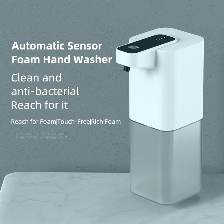 Automatic Soap Dispenser Infrared Sensing Foam Hand Sanitizer USB Rechargeable Foaming Hand Soap Dispenser For Home Bathrooms