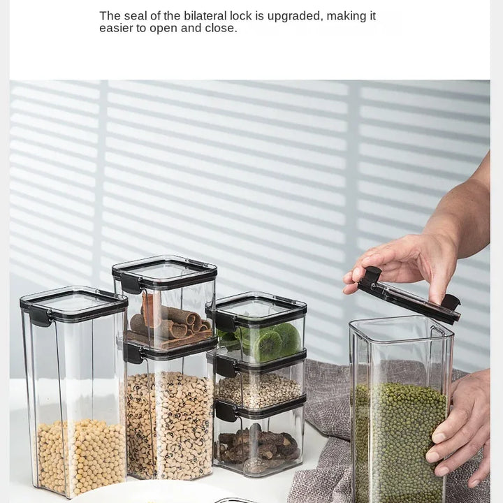 Sealed Jars Kitchen Grain Storage Organizer