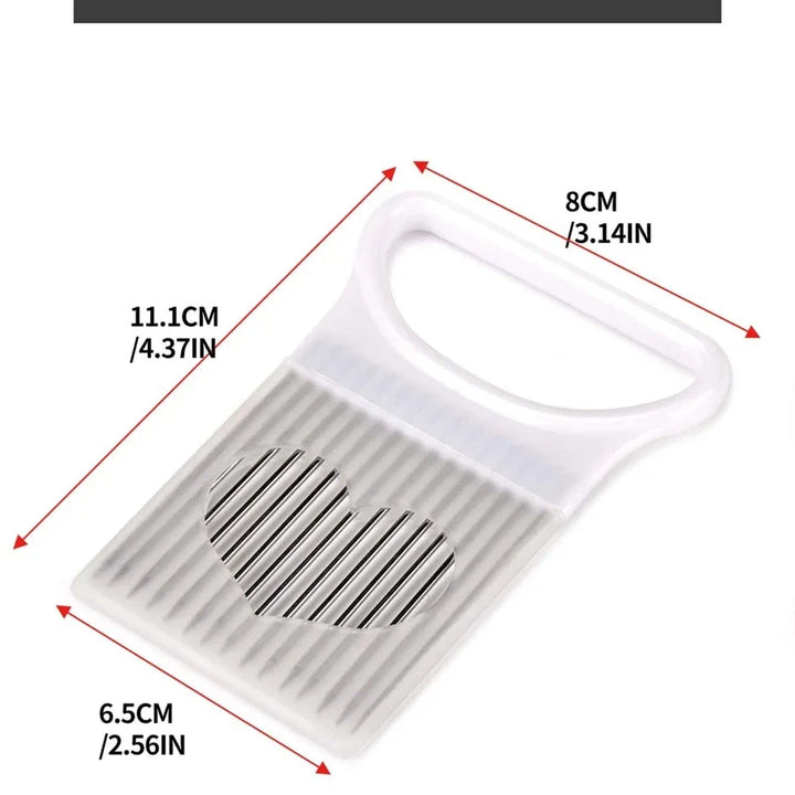 Effortlessly Slice Onions with this 1pc Colorful Onion Slicer Kitchen stainless steel potato chip onion holder