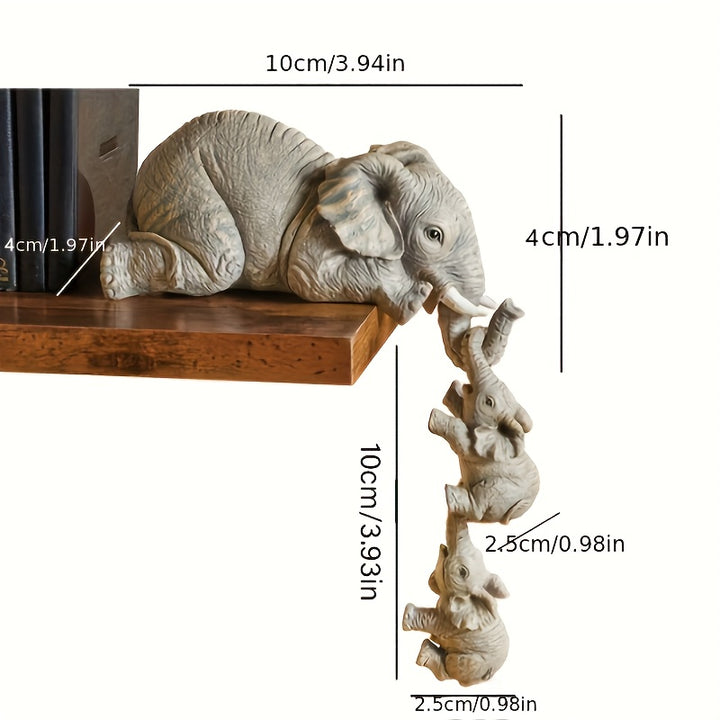 Adorable Elephant Hanging Decor - 3pcs/set
